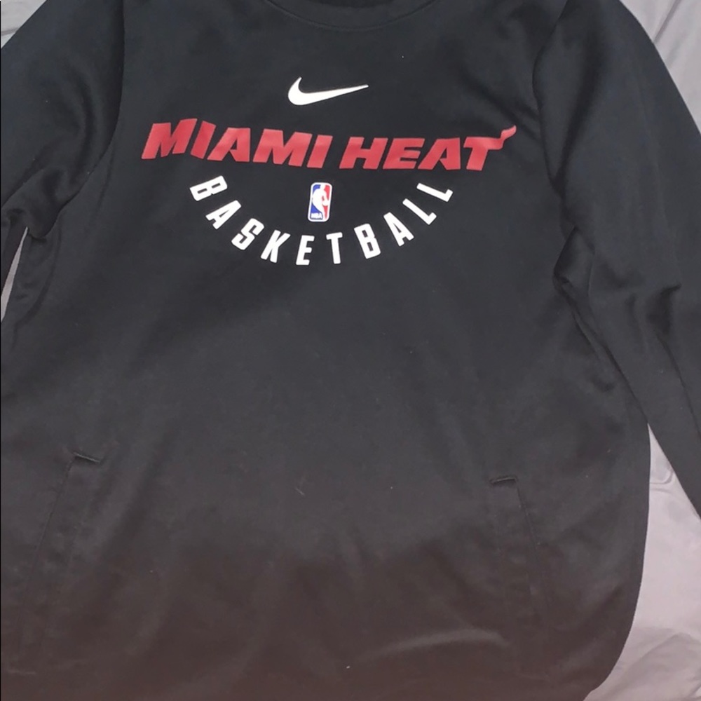 Miami heat warmup shirt
